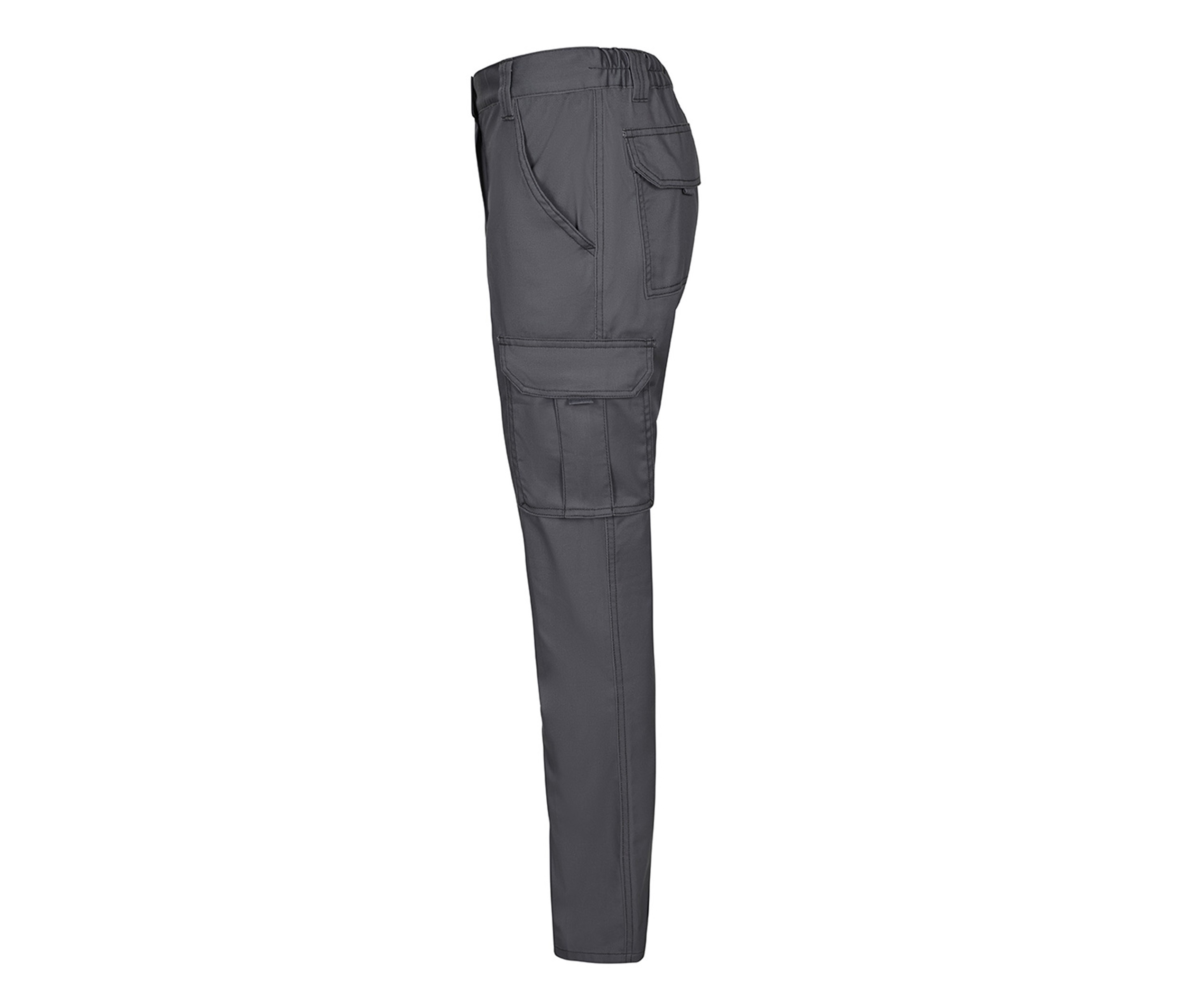 PANTALON STRETCH MULTI-POCHES FEMME